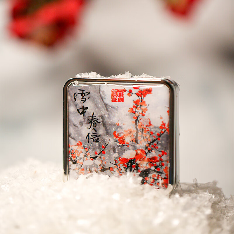 司香尉【雪中春信】梅花香膏古风小众固体香水冬天淡香持久清幽冷冽