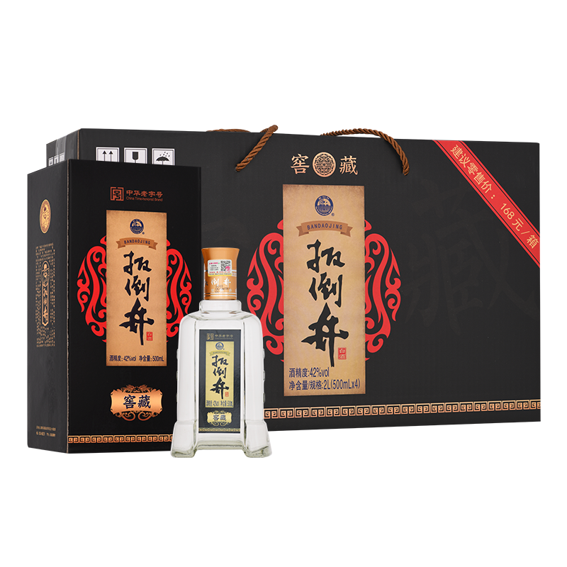 6日0点：扳倒井 白酒 52度窖藏 浓香型 500mL 4瓶
