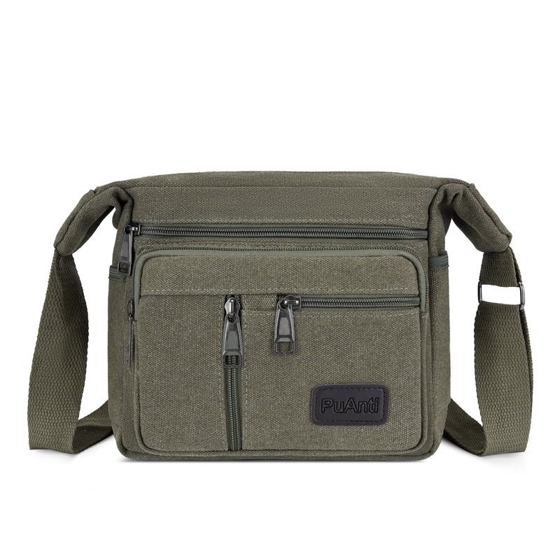 她购(tagou)帆布小包单肩包男休闲挎包时尚小包斜挎包帆布包零钱背包