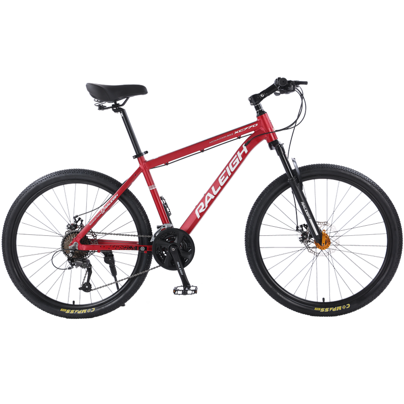 raleigh 山地车英国兰令自行车铝合金碟刹学生成人男禧玛诺变速减震车