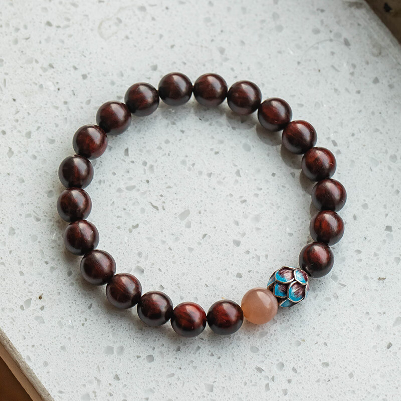 莎畔正宗印度莲花手链女爆满金星手串老料单圈手持佛珠文玩手串节日礼