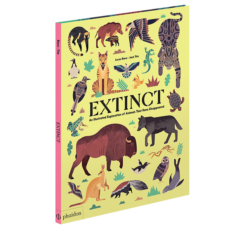 【预售】extinct 灭绝物种:动物灭绝的图解探索 英文原版儿童绘本 趣
