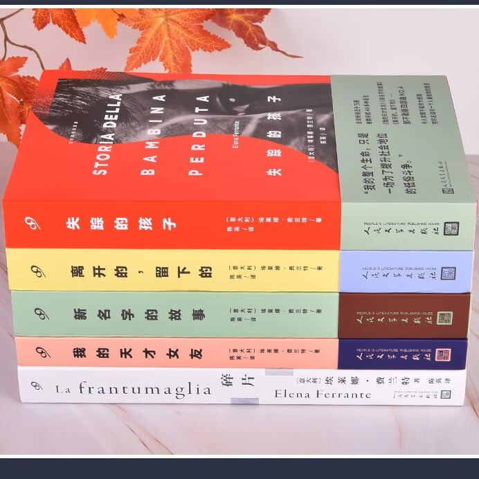 【多规格】那不勒斯四部曲原版 我的天才女友+失踪的孩子+离开的留下的+新名字的故事+暗处的女儿 埃莱娜·费兰特 原著小说 外国文学小说情感小说 全套10册