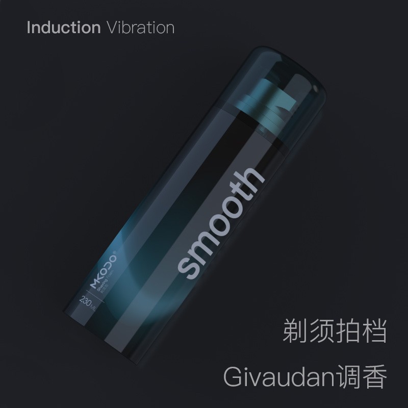 小米有品有售MKODO麦科多震感手动剃须刀刮胡刀男士 家用水洗剔须剃胡刀进口刀片 剃须泡沫230ml