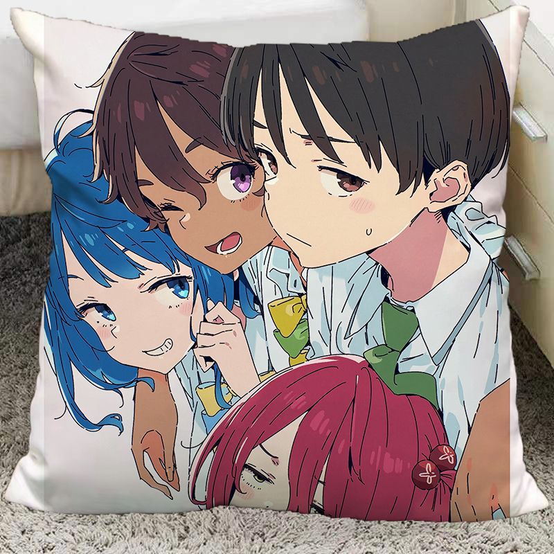 神獸王國八奈見杏菜周邊抱枕敗犬女主也太多了動漫同人雙面靠枕定制二次元 10 60x60厘米