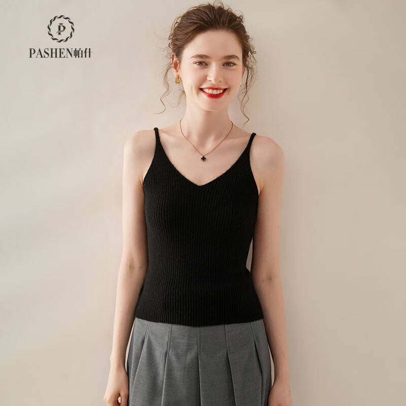 ��ʲ ���޵���Ů100%ɽ����˫V���ڴ��ﶬ��Լ��֯��ױ���JF-435 ���ź� M