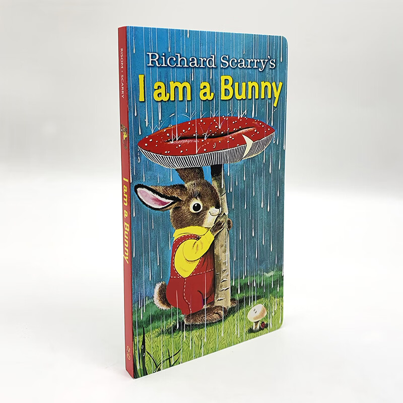正版现货iamabunny我是一只小兔子英文原版书纸板书儿童原版彩色绘本