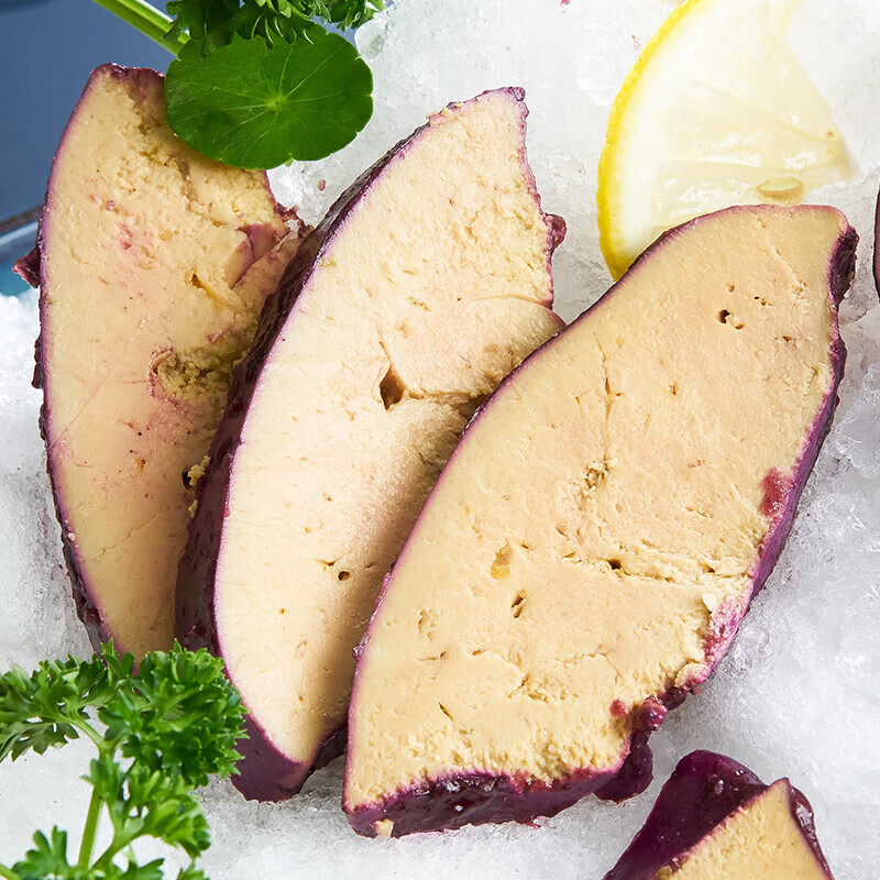 味巴哥法式红酒鹅肝即食肥鹅肝刺身整只冷冻新鲜真空包装食材500-600g
