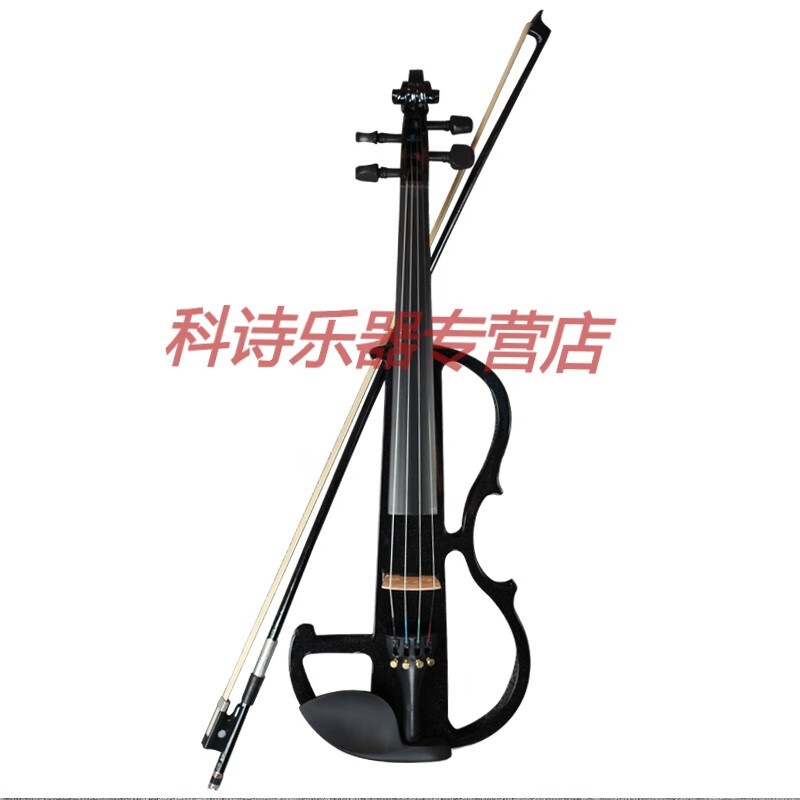 【捡漏】电小提琴电子提琴4/4演奏级学生通用violin电声 黑色