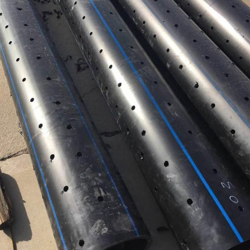 飞昂pe透水管渗水管带孔盲管打孔pvc疏水盲管渗透管穿孔花管排水管