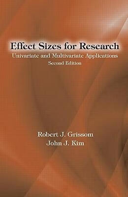预订effect sizes for research: univariate and multivariate