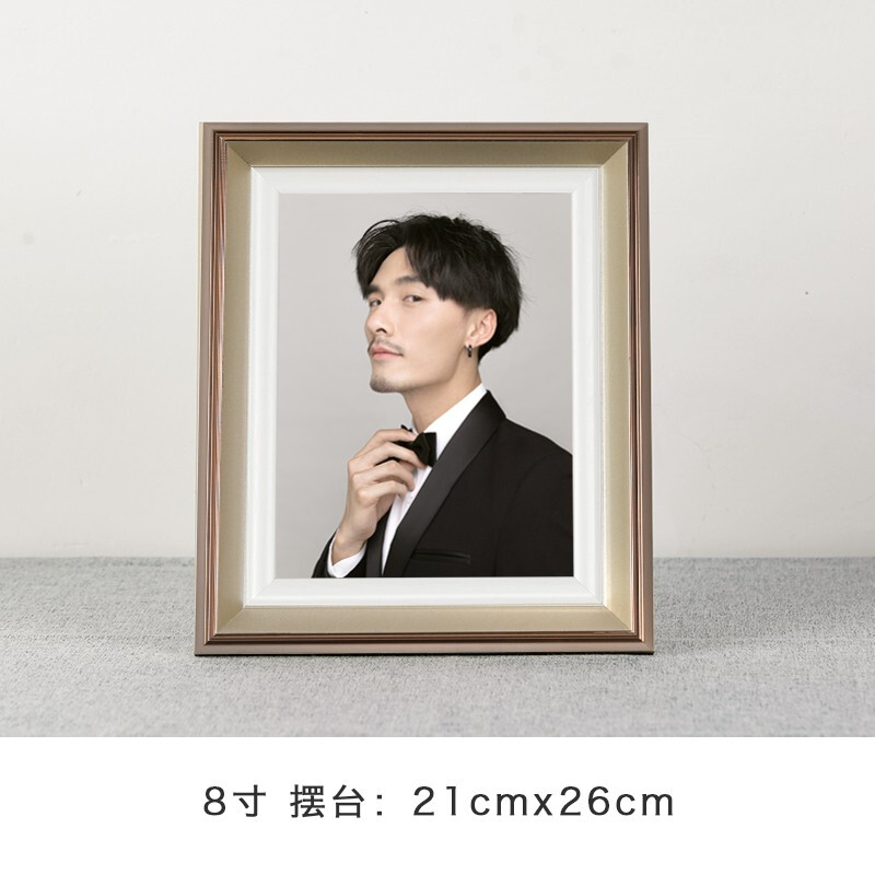 萌依儿婚纱照相框组合照片墙简约现代结婚照纪念照挂墙洗照片放大的 8