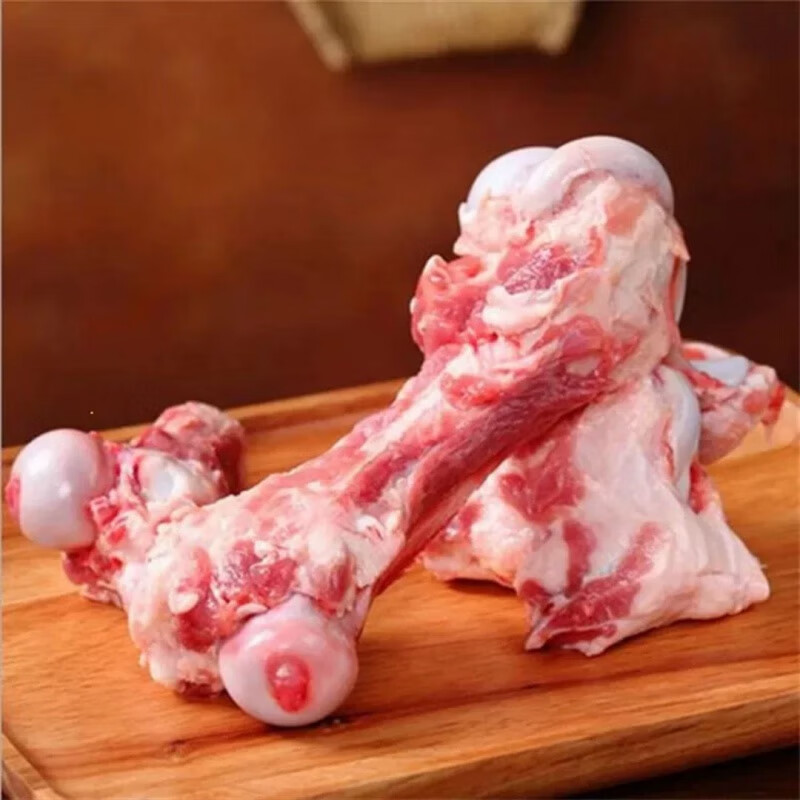 新鲜冷冻猪前腿骨带骨髓猪筒子骨猪腿骨猪大骨熬汤煲汤5斤 5斤少肉