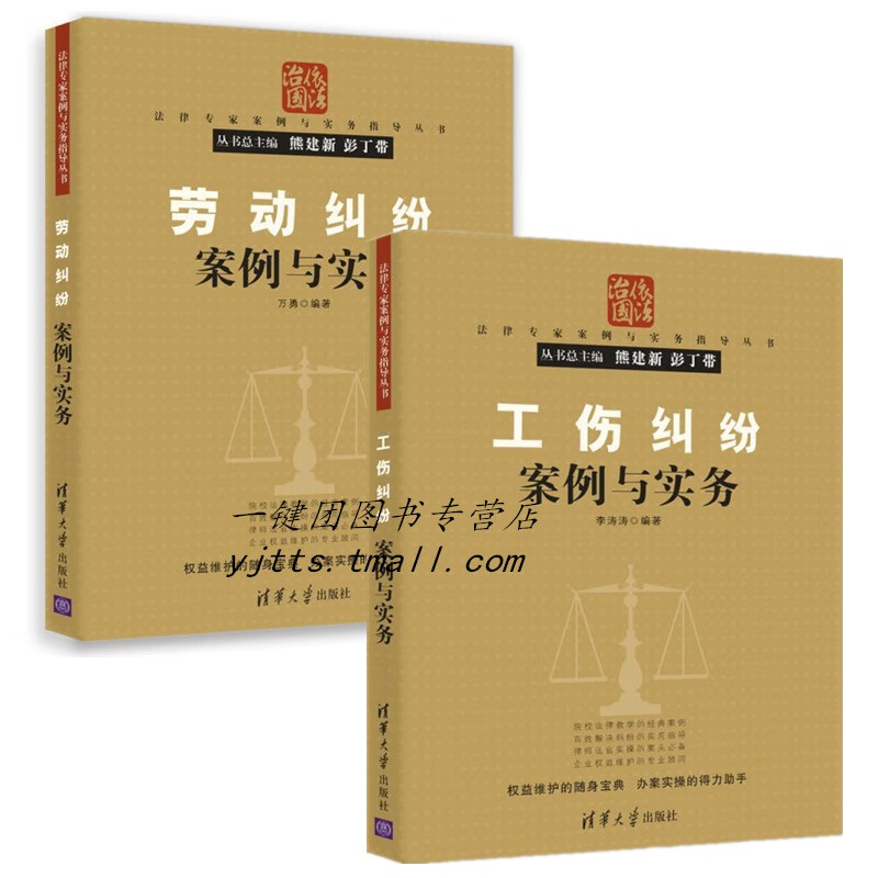 2册 劳动纠纷案例与实务+工伤纠纷案例与实务 劳动争议与工伤纠纷处理书 工伤法律 工伤纠纷损害赔偿工