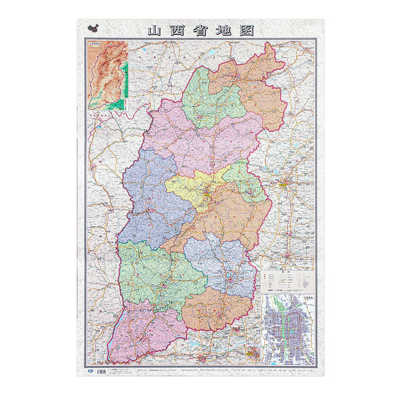 2022年 山西省地图挂图 1.1x0.