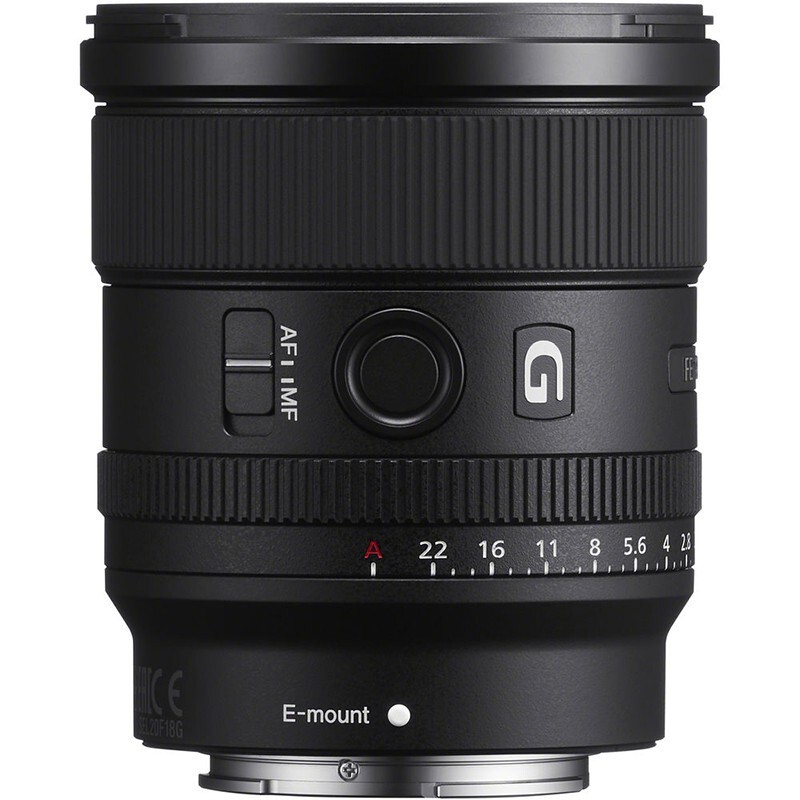 索尼(sony)全画幅微单相机定焦镜头 索尼微单相机镜头 fe 20mm f1.