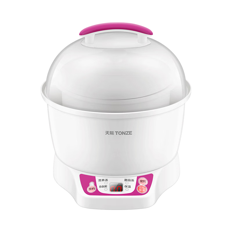 ��ʣ�TONZE�������� ������ ��ˮ���� Ӥ��bb��ĸӤ��ʳ���� ������������ �״ɵ� DGD7-7B 0.7L ���ɫ 0.7L ����Ӫ����