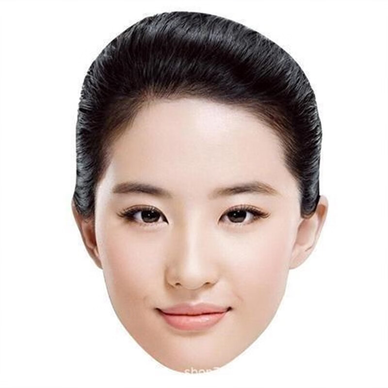 莫肖尔硅胶面罩人脸易容仿真人脸皮易容仿真人脸硅胶头套人脸女假脸