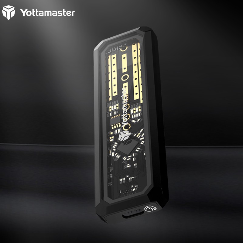 Yottamaster 移动硬盘盒 NVMe/SATA 半透明 DF3-C3可以当U盘用来装系统吗？