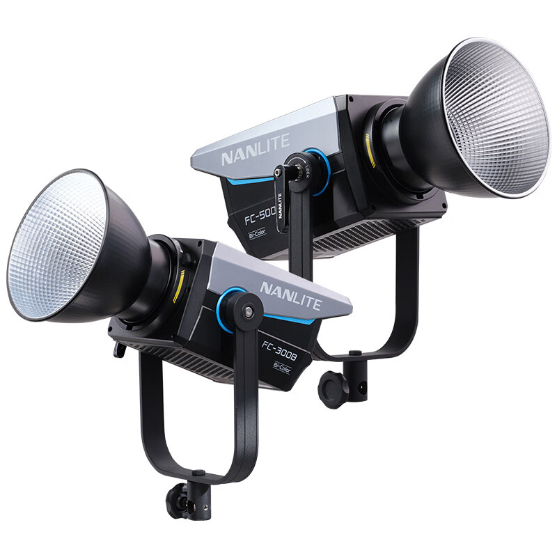 南光（NANLITE）FC-300B/500B双色温LED补光灯 直播视频专业影视灯 婚纱人像摄影灯 FC-300B+90深抛快装柔光箱（蛋格）+灯架