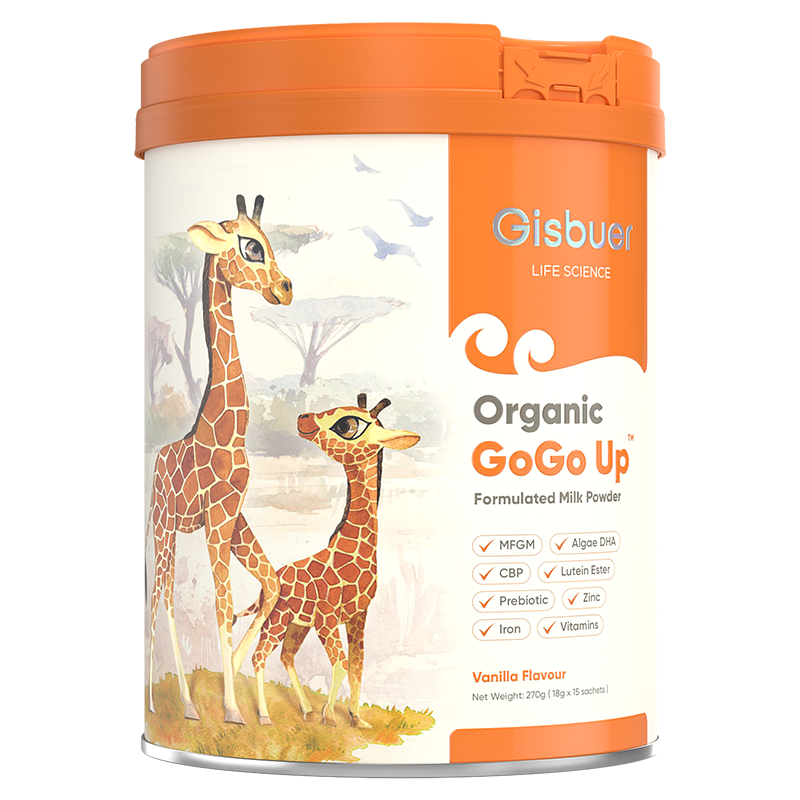 ��˹����Gisbuer���������л��ɳ��̷۶�ͯ�߸��̷�������DHA�߸���ѧ���̷۸���п ��1��װ��18g*15�� 568Ԫ