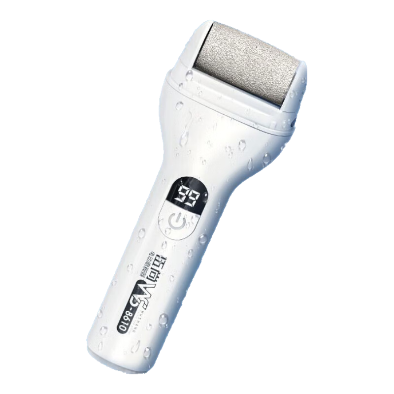 德国WUSHA电动磨脚神器去死皮脚老茧家用修脚器打磨刮死皮脚后跟 无电显磨脚器