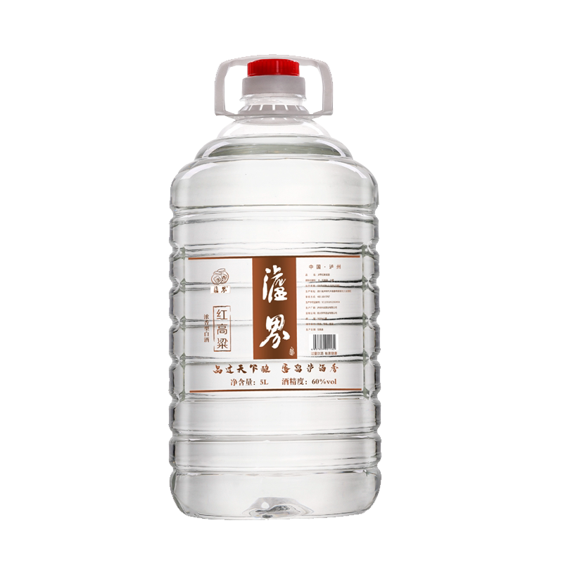 泸界桶装白酒红高粱价格走势及口感评测|怎么看白酒物品的历史价格