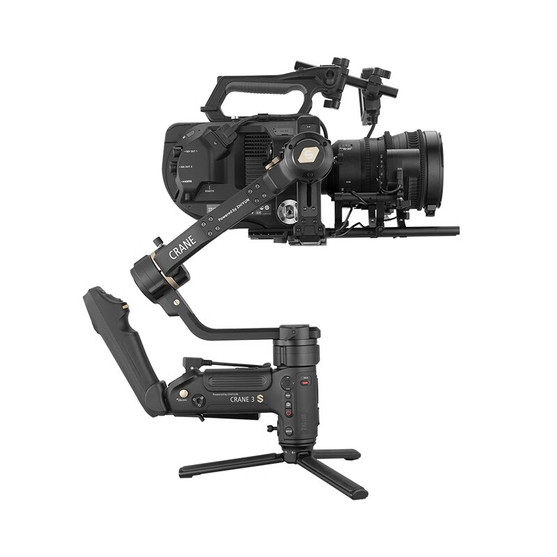 智云（ZHIYUN）云鹤3SCrane3S相机稳定器Vlog单反稳定器摄影机手持云台三轴防抖拍摄云台 云鹤3S 控制手柄版
