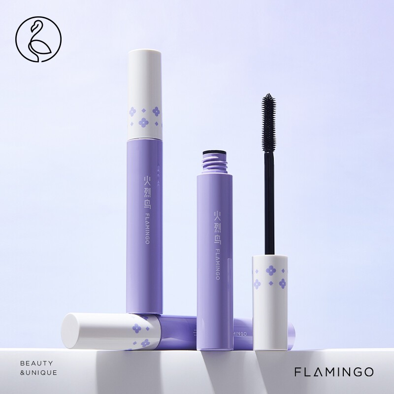 火烈鸟睫毛膏纤长卷翘防水不易晕染细刷头自然持久 8ml