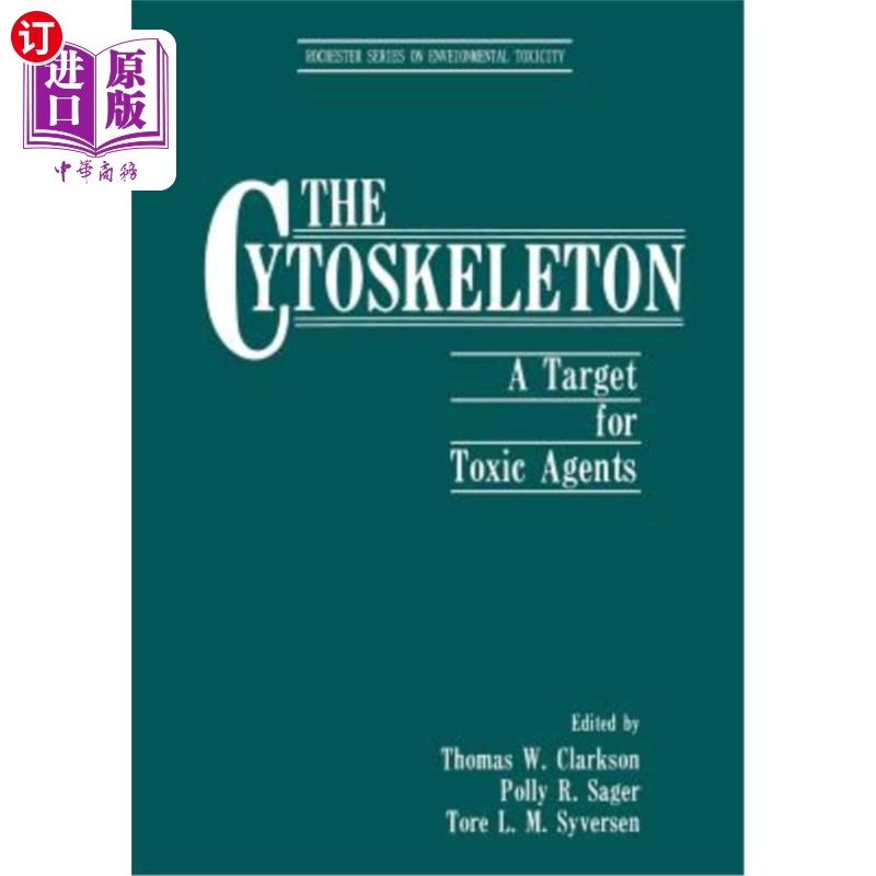 海外直订the cytoskeleton: a target for toxic agents 细胞骨架:有
