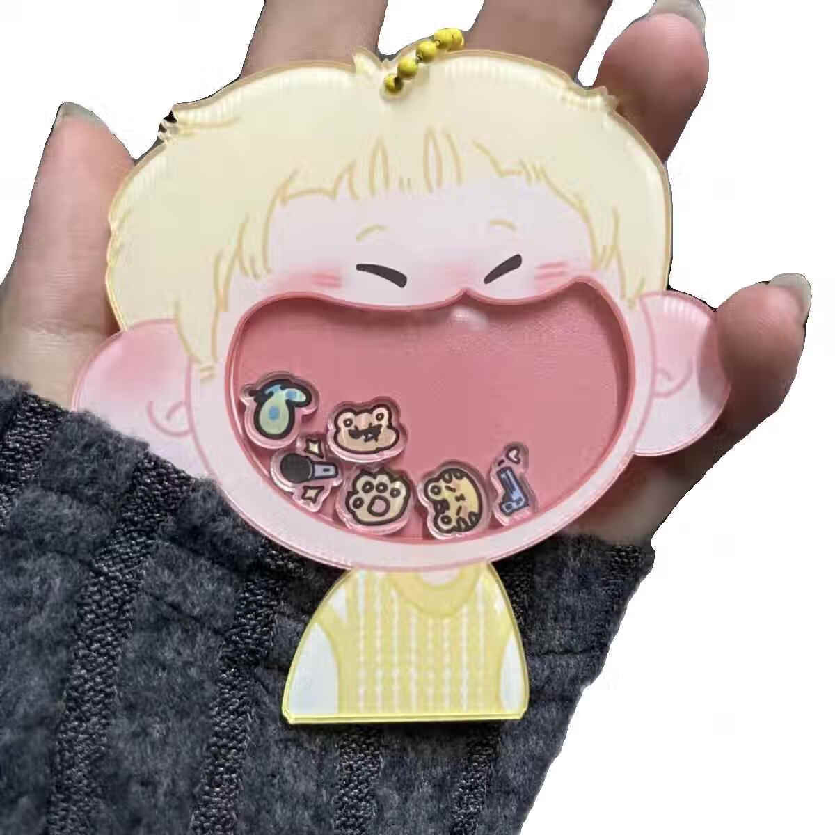 梵瑞童seventeen权顺荣金珉奎娃娃机摇摇乐钥匙扣挂件亚克力明星送