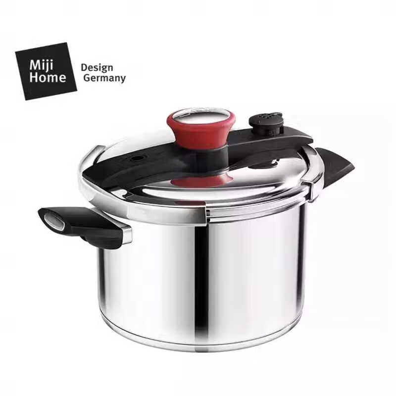 miji 米技晶钻系列 复底高导磁不锈钢6l压力锅mh-pc6l-cn6l7l 6l