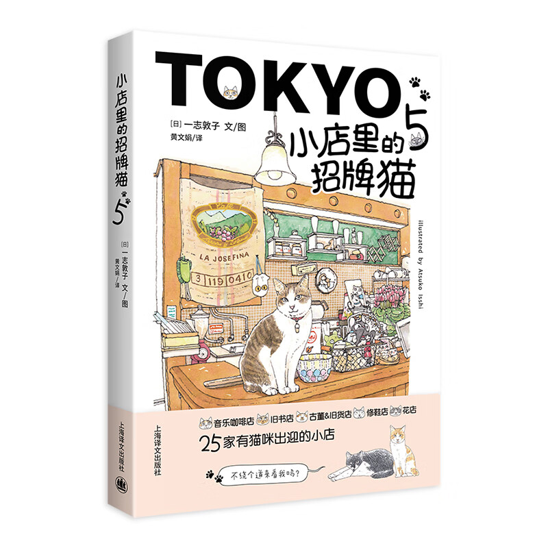 小店里的招牌猫5 一志敦子 唯美的手绘画面 人与猫的互动 充满了各种