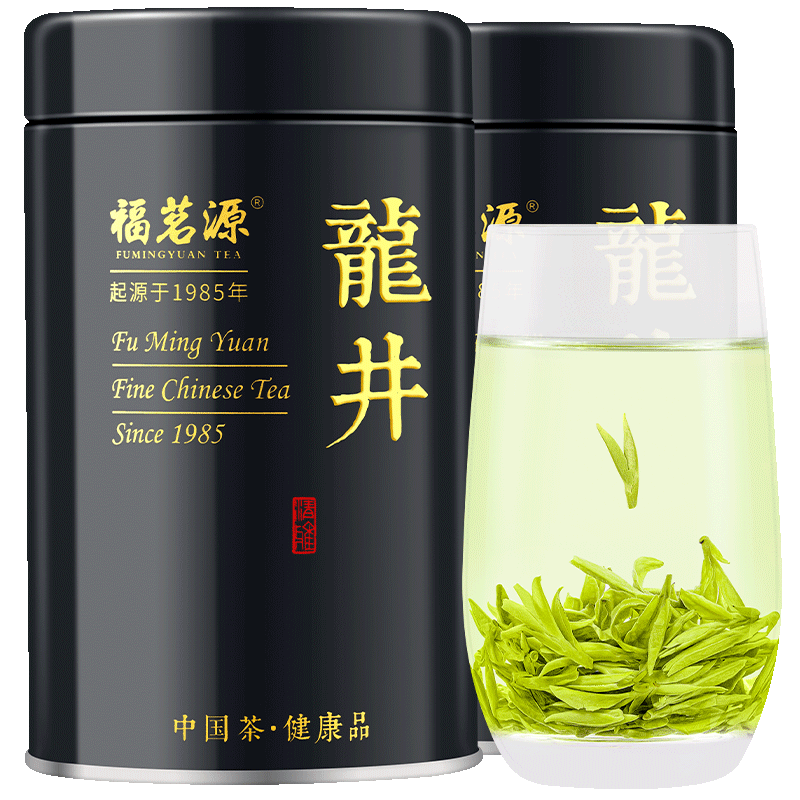福茗源綠茶 龍井茶 特級(jí)明前2025新茶葉禮盒送禮250g頭采嫩芽父親節(jié)禮物