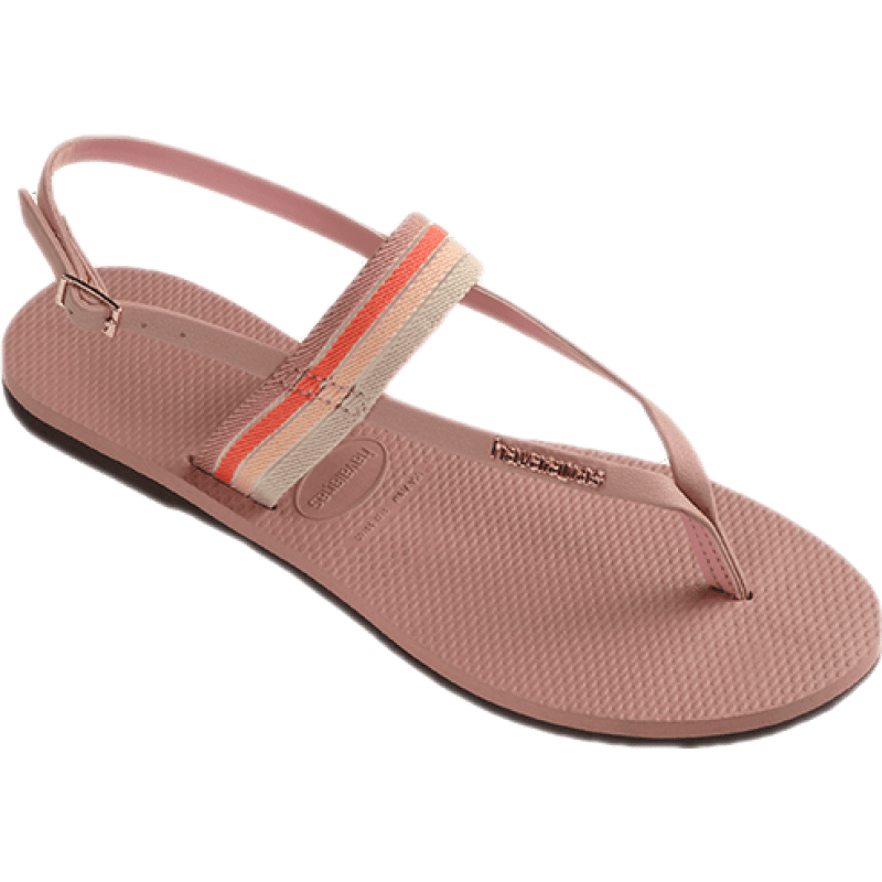 havaianas哈唯納YouFloripa夾腳女士涼鞋夏海邊度假平底外穿涼拖 3544-番紅色 39 巴西碼