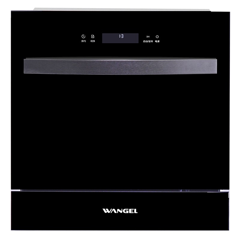 容量嵌入式刷碗机全自动软水洗烘一体热风烘干智能除菌 xwj-08洗碗机