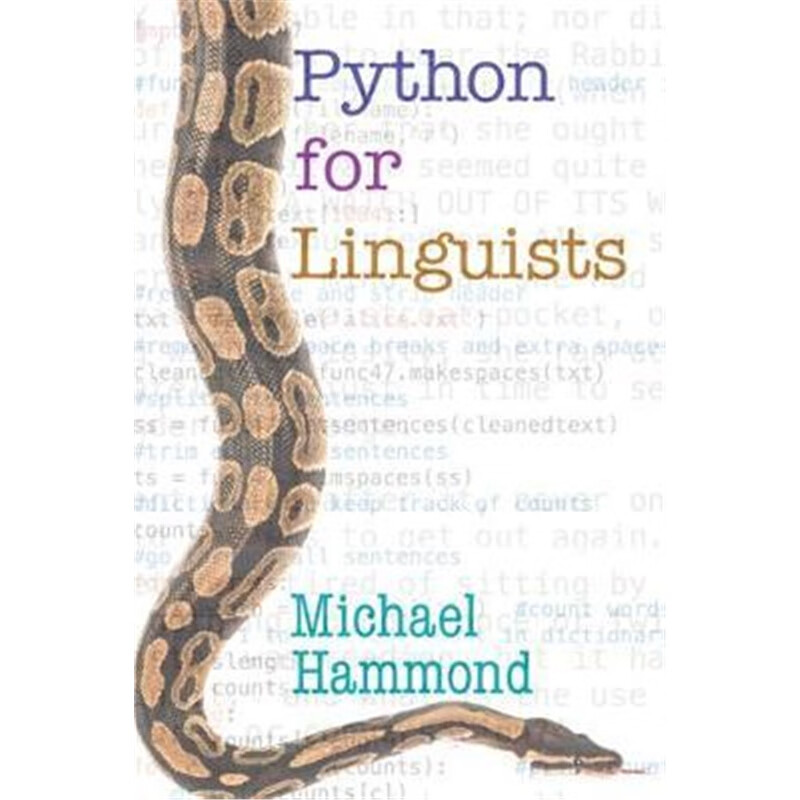 预订python for linguists