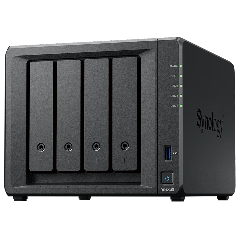 Synology 群晖 DS423+ 4盘位 NAS网络存储 （Intel四核 、无内置硬盘）