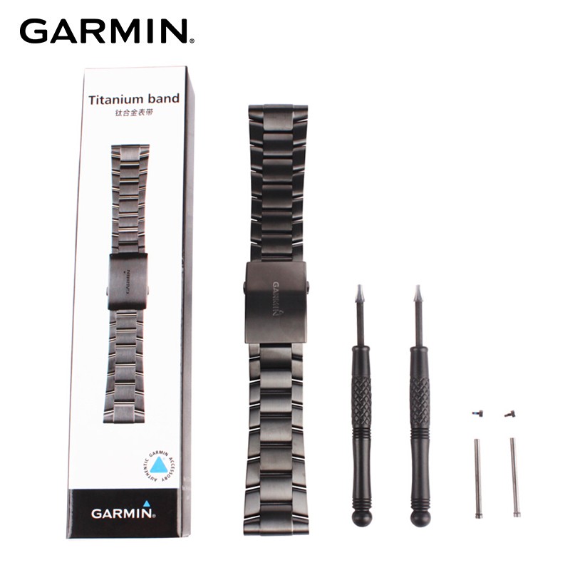 佳明（GARMIN）Fenix3亚灰色钛合金表带，适用于Fenix3/Fenix3HR