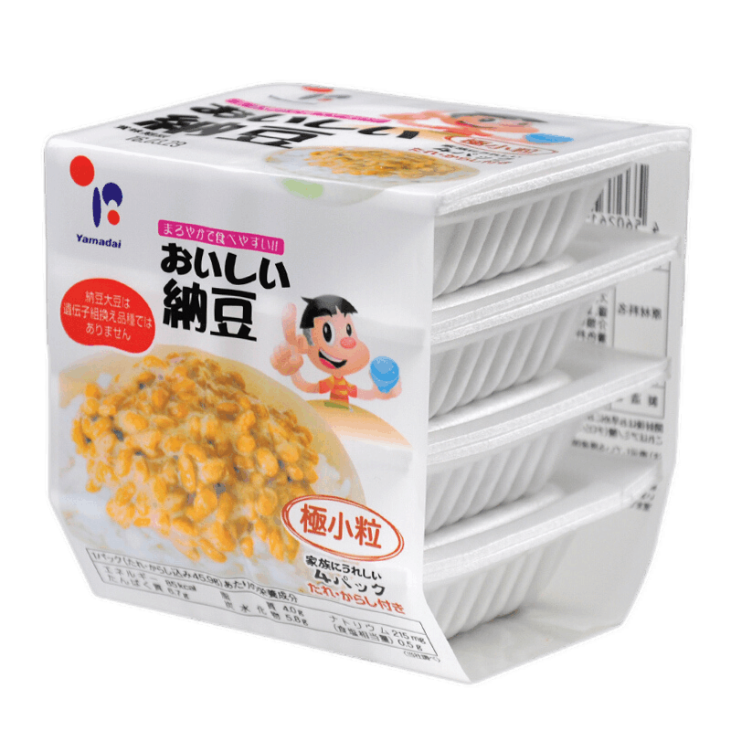 鲜大帅原装进口山大纳豆 北海道即食拉丝纳豆素食健康轻食 纳豆五组20盒