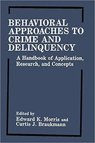 预订 behavioral approaches to crime and delinquency