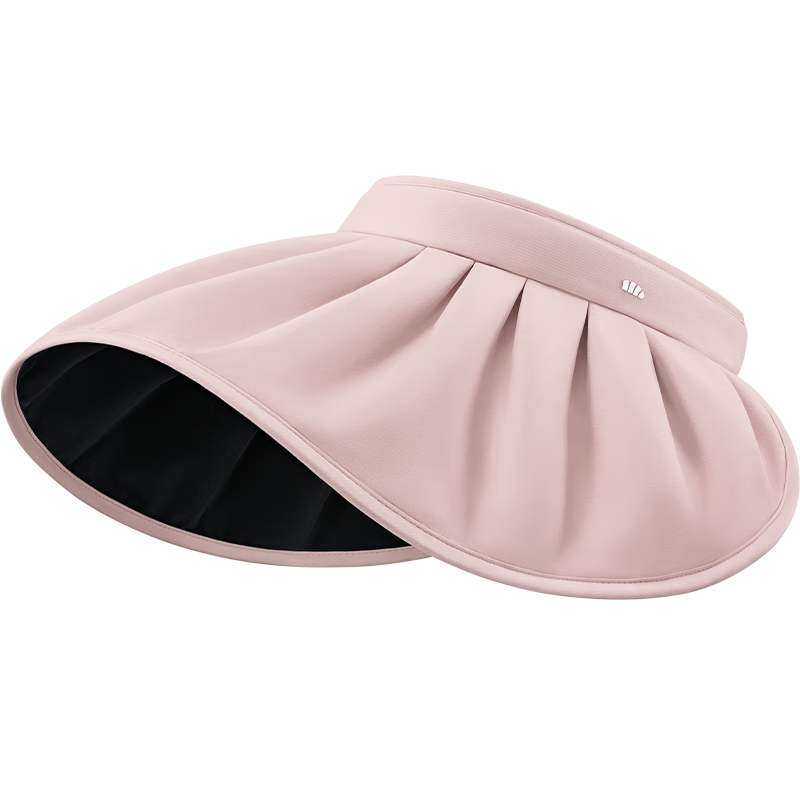 蕉下（beneunder）遮阳帽子黑胶贝壳防晒帽女防紫外线大檐太阳帽空顶帽粉