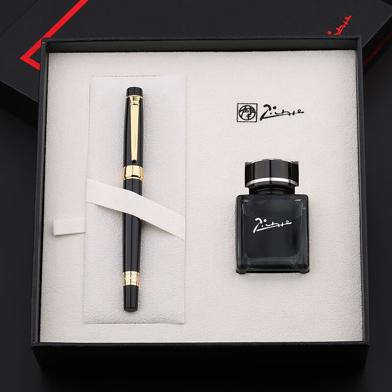 毕加索(pimio)5505钢笔墨水礼盒套装商务办公学生练字用复古节日送礼