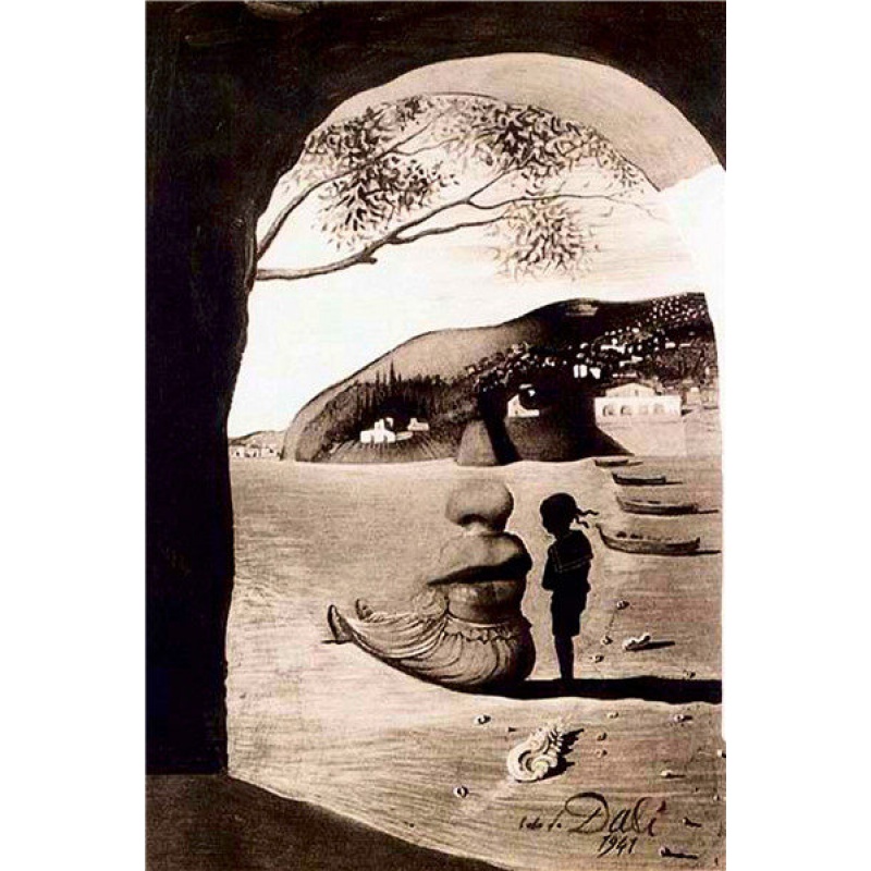 错觉图挂图测试图装饰画有 1 30*40装裱后33*43cm  黑色外框 单幅价