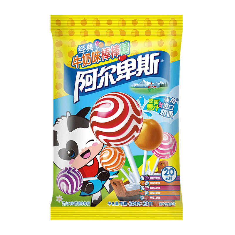 阿尔卑斯混合口味棒棒糖:美食享受与甜蜜礼物的完美选择