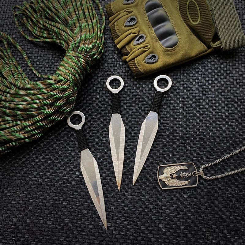 莫肖尔飞镖暗器柳叶飞刀子飞镖暗器身直飞柳叶专业忍者求生 白色敢队3