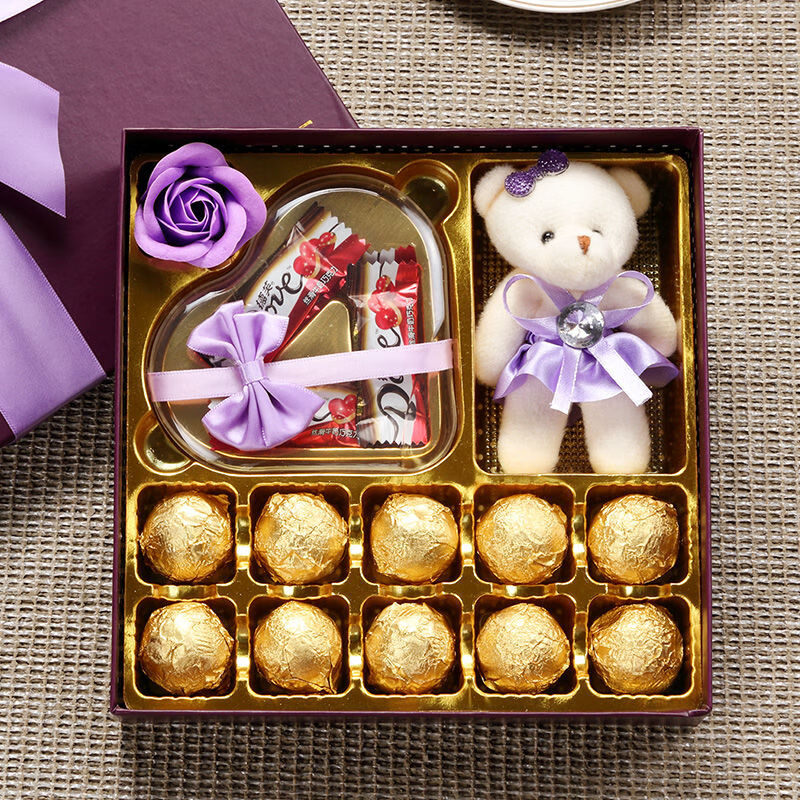 巧克力礼盒装中秋节礼物糖果礼盒生日礼物女生礼盒 Q--F