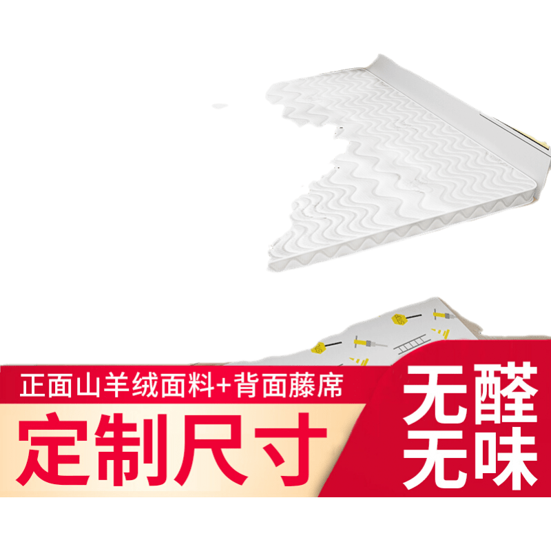 能见度 榻榻米床垫子可折叠定做椰棕订做踏踏米棕榈家用塌塌米垫定制尺寸 10CM厚冬夏两用 1000*2000