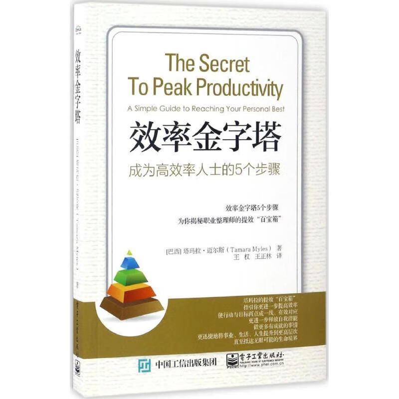 效率金字塔:成为高效率人士的5个步骤【正版好书,下单速发】