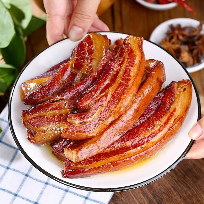 五香把子肉熟食即食方便速食红烧肉五花肉 山东把子肉250克5袋划算